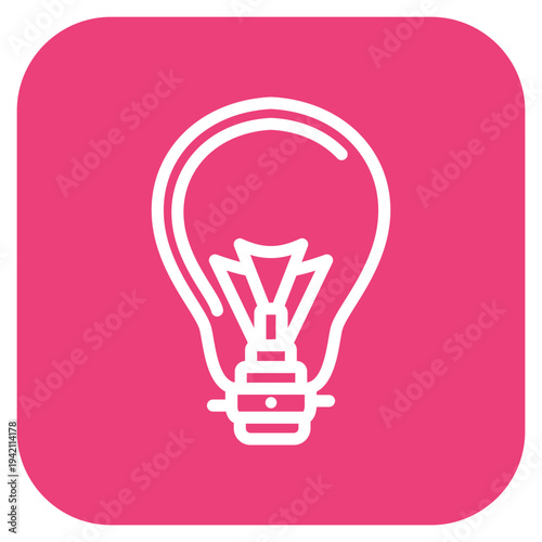 Vector Design Lightbulb Icon Style