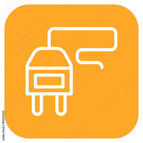 Vector Design Power Plug Icon Style