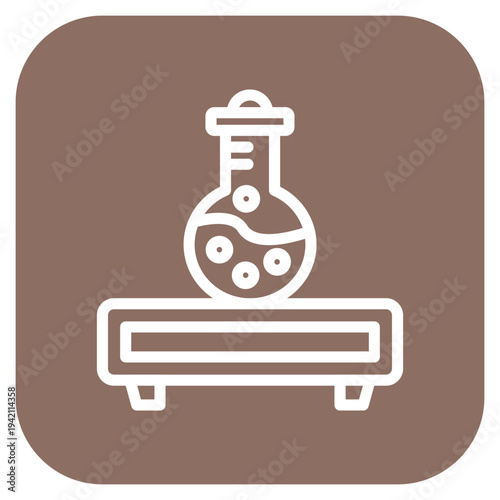Beaker Stand Icon Style