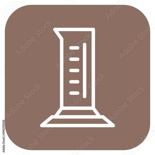 Graduated Cylinder Icon Style