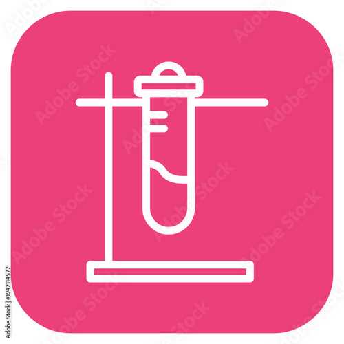 Test Tube Stand Icon Style