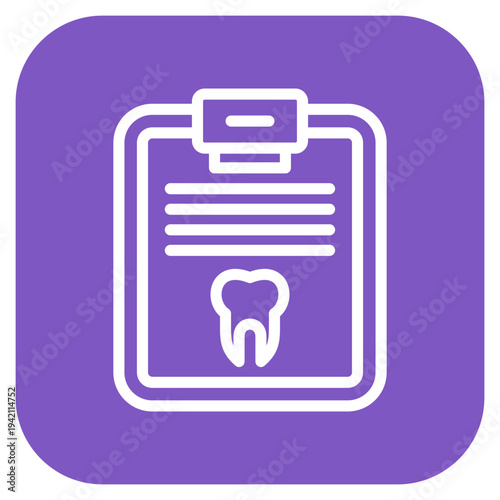 Dental Record Icon Style