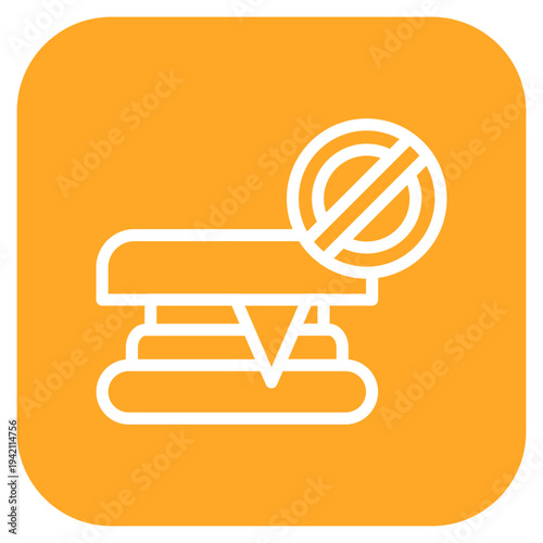 No Fast Food Icon Style