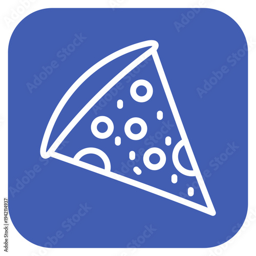 Pizza Slice Icon Style
