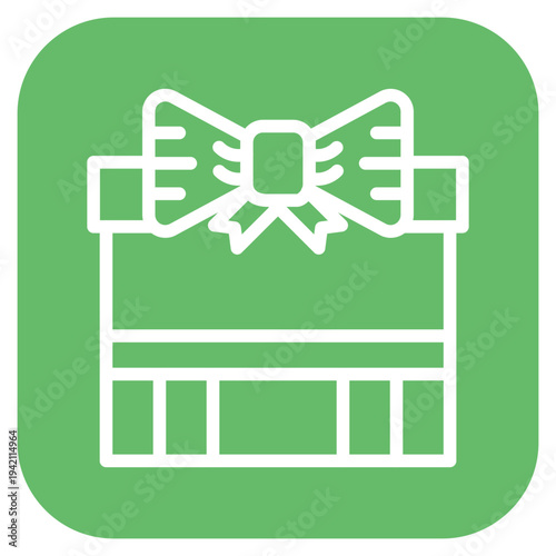 Gift Box Icon Style