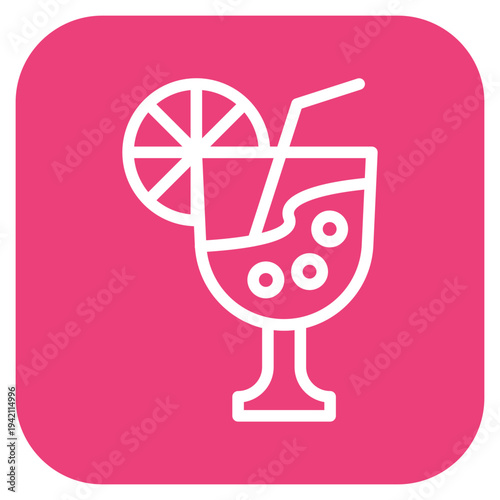Cocktail Icon Style