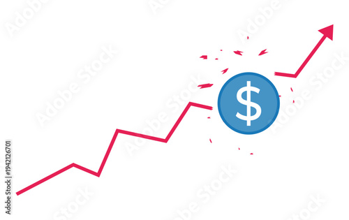 The growth in tariffs on container goods during a time of rising global prices. The dollar symbol indicates the financial aspect.