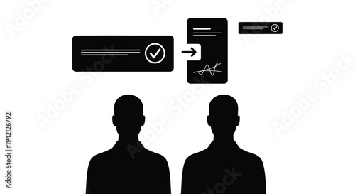 Set of 2 user profile and login icons vector
