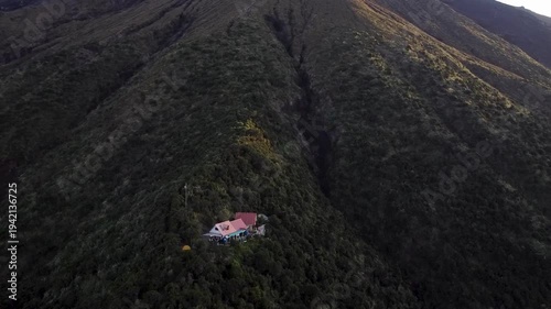 Mountain Refuge at the Base of Tungurahua Volcano, Ecuador