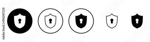 Security icon vector. protection sign and symbol. privacy. vpn