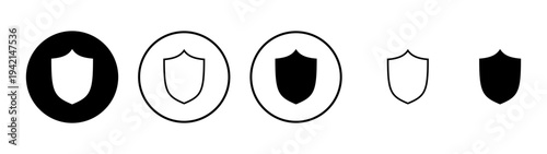 Shield icon vector. Protection icon. Security sign and symbol
