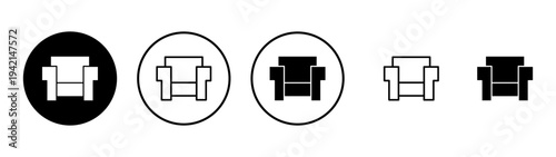 Sofa icon vector. sofa sign and symbol. furniture icon