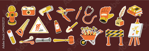 Labor Day Essentials Flat Illustration Collection