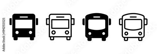 Bus icon vector illustration. bus sign and symbol. transport symbol