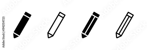 Pencil icon vector illustration. pen sign and symbol. edit icon vector