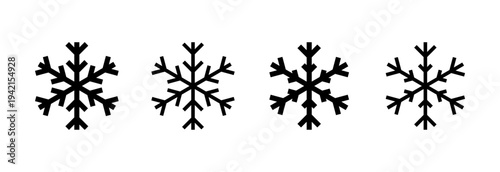 Snow icon vector illustration. snowflake sign and symbol