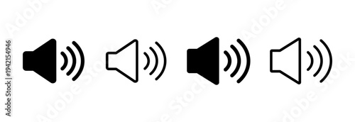 Speaker icon vector illustration. volume sign and symbol. loudspeaker icon. sound symbol