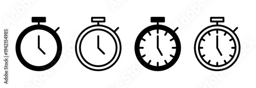 stopwatch icon vector illustration. Timer sign and symbol. Countdown icon. Period of time