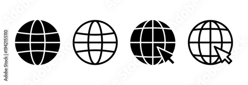Web icon vector illustration. go to web sign and symbol. web click icon. Global search icon
