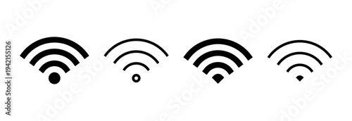 Wifi icon vector illustration. signal sign and symbol. Wireless  icon