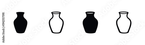 Bowling Pin Vector Icon Set - Sport, Leisure, and Game Activity Symbols