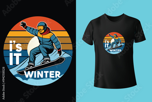 Snowboarder Performing Tricks in Winter Snow Park – Extreme Snow Sports Action