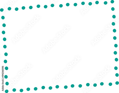 Frame Dotted Border Hand Drawn
