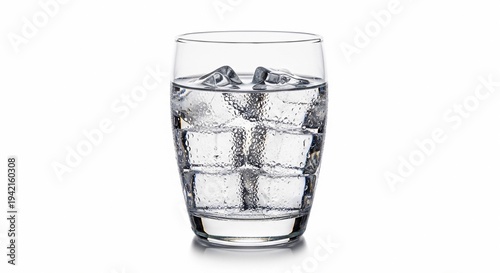 glass of water isolated