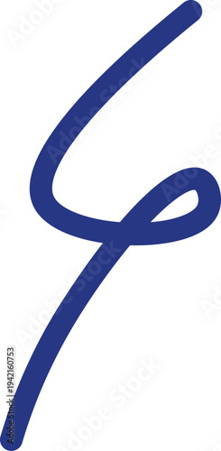 Scribble Loop Gesture Line Art