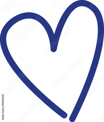 Heart Outline Scribble Doodle