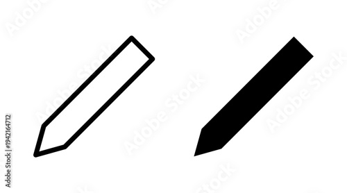 Pencil icon set vector. pen sign and symbol. edit icon vector