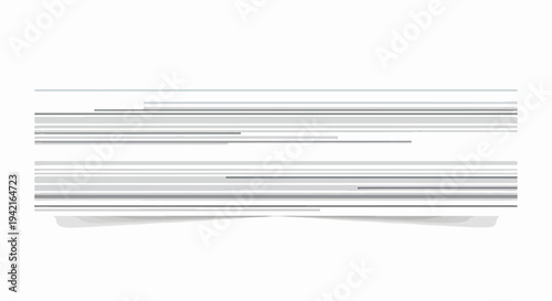 Design vettoriale astratto con bande orizzontali di diverse sfumature di grigio su sfondo bianco, ideale per tecnologia e business.