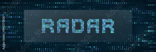 Digital radar display for cybersecurity threat detection and network monitoring