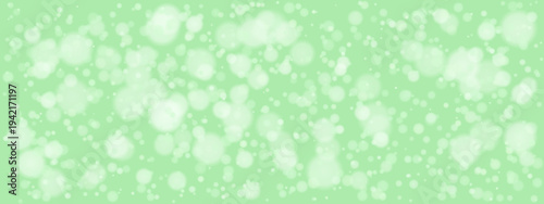 Soft mint green abstract watercolor texture with white bokeh spots for organic skincare branding