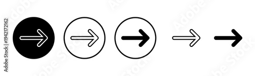 Arrow icon logo design. Arrow sign and symbol for web design.