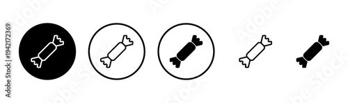 Candy icon logo design. candy sign and symbol.