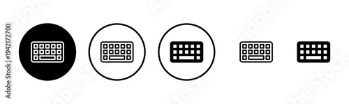 Keyboard icon logo design. keyboard sign and symbol