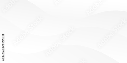 White gradient abstract curve pattern on gray background.