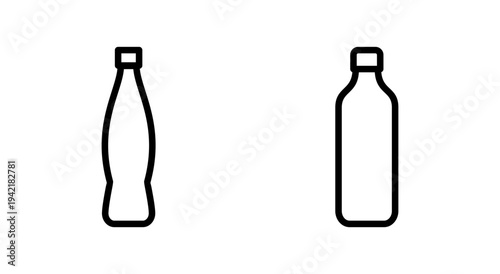 Bottle icon symbol for apps and websites. bottle sign and symbol