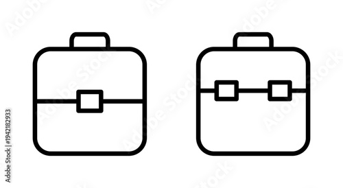 Briefcase icon symbol for apps and websites. suitcase sign and symbol. luggage symbol.