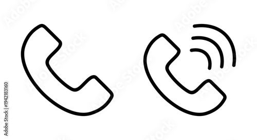Call icon symbol for apps and websites. telephone sign and symbol. phone icon. contact us