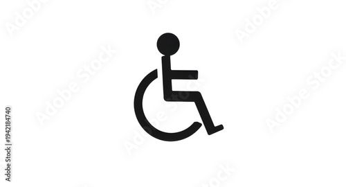 disabled, disability, wheelchair, handicap, accessibility, accessible, sign, symbol, icon, vector, illustration, silhouette, figure, person, mobility, support, assistance, inclusive, inclusion, equali