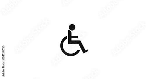 disabled, disability, wheelchair, handicap, accessibility, accessible, sign, symbol, icon, vector, illustration, silhouette, figure, person, mobility, support, assistance, inclusive, inclusion, equali