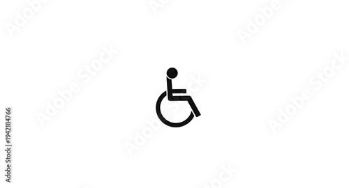 disabled, disability, wheelchair, handicap, accessibility, accessible, sign, symbol, icon, vector, illustration, silhouette, figure, person, mobility, support, assistance, inclusive, inclusion, equali