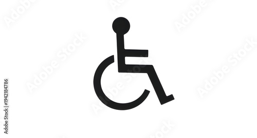 disabled, disability, wheelchair, handicap, accessibility, accessible, sign, symbol, icon, vector, illustration, silhouette, figure, person, mobility, support, assistance, inclusive, inclusion, equali