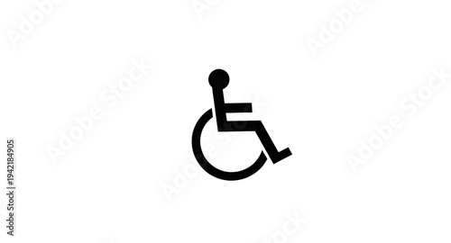 disabled, disability, wheelchair, handicap, accessibility, accessible, sign, symbol, icon, vector, illustration, silhouette, figure, person, mobility, support, assistance, inclusive, inclusion, equali