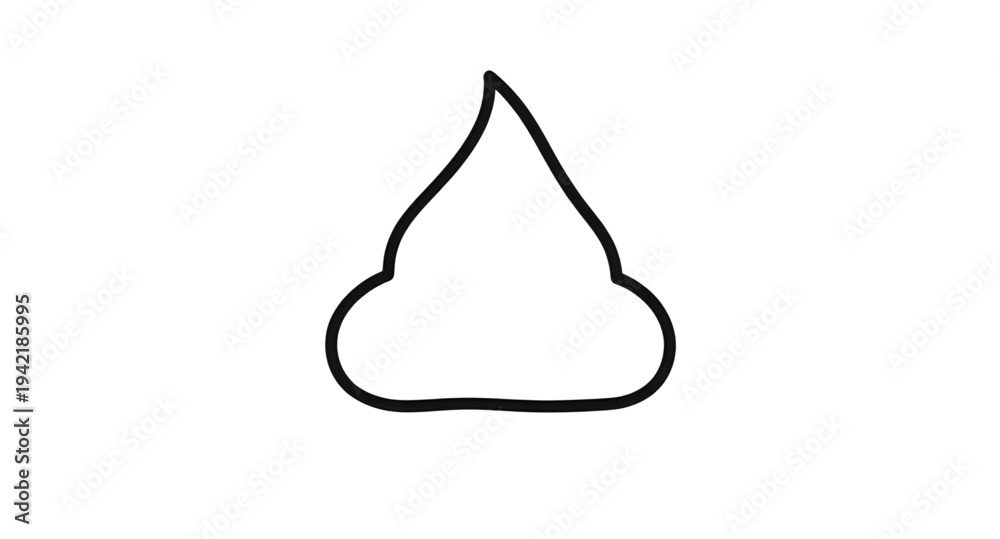 Fototapeta premium poop, poo, feces, dung, stool, turd, emoji, icon, cartoon, illustration, brown, pile, swirl, smelly, stink, dirty, waste, bathroom, toilet, hygiene, sanitation, funny, humor, joke, silly, gross, messy