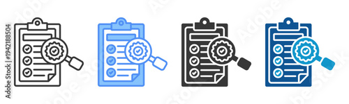 Quality Standard Icon Set Multiple Style Collection