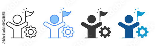 Success Icon Set Multiple Style Collection