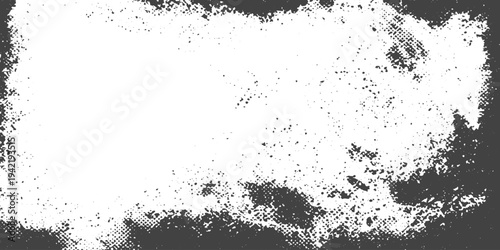 Dirty black and white worn surface texture with cracks chips and dotted grunge illustration, Distressed abstract surface texture in vector with rugged grunge style